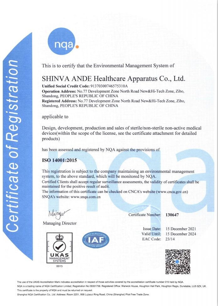 New Certifications Arriving--ISO 14001 & ISO 45001